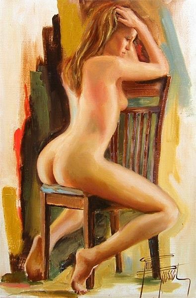 Peinture Femme Nue